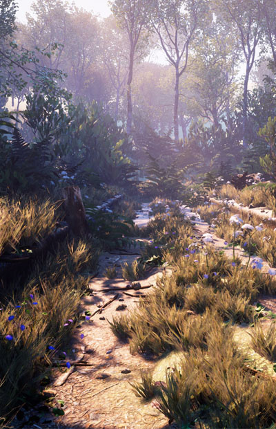 Unreal Engine 4  - Forest Path